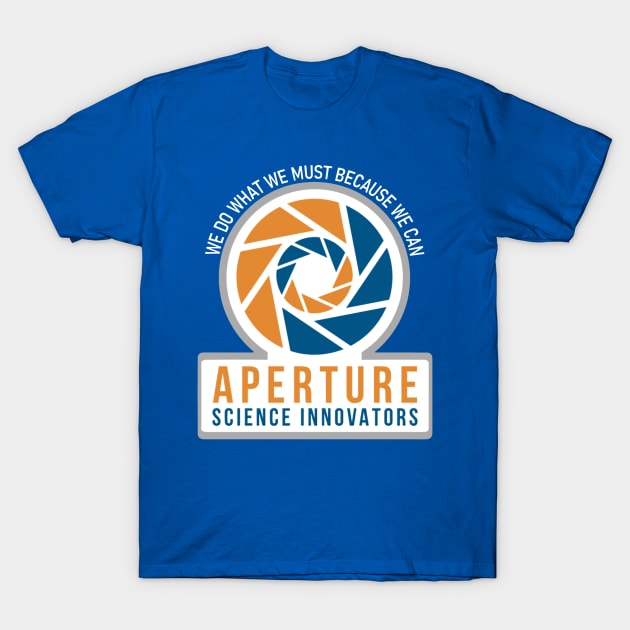 Aperture Science Innovators T-Shirt by INLE Designs